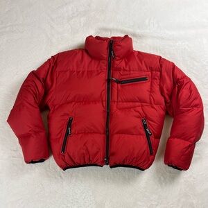90s Ralph Lauren Sport Red Puffer Jacket